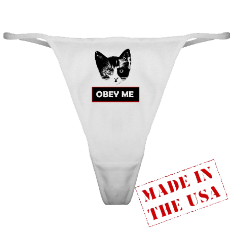 Obey Me Thong